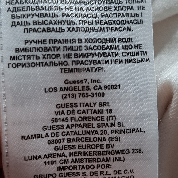 Vintage Y2K GUESS White Plunging neckline Knotted size Small - Picture 8 of 10